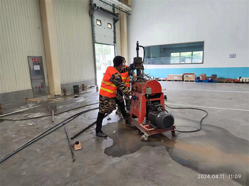 运城厂房地面下沉塌陷注浆加固施工